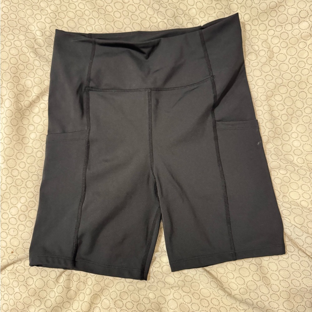 Women's Black Biker Shorts